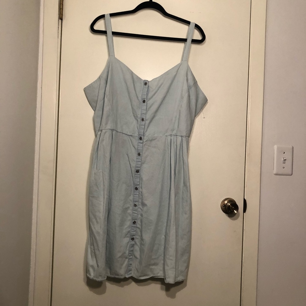 NWOT Old Navy Light Blue Denim Dress Size XXL ⚫️